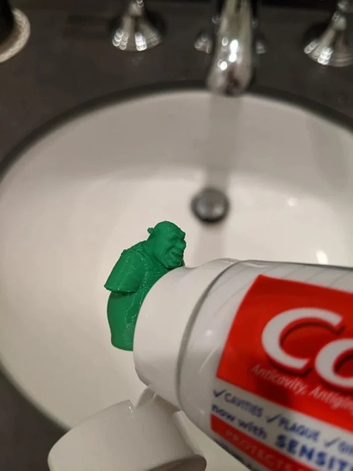 Funny Toothpaste Topper