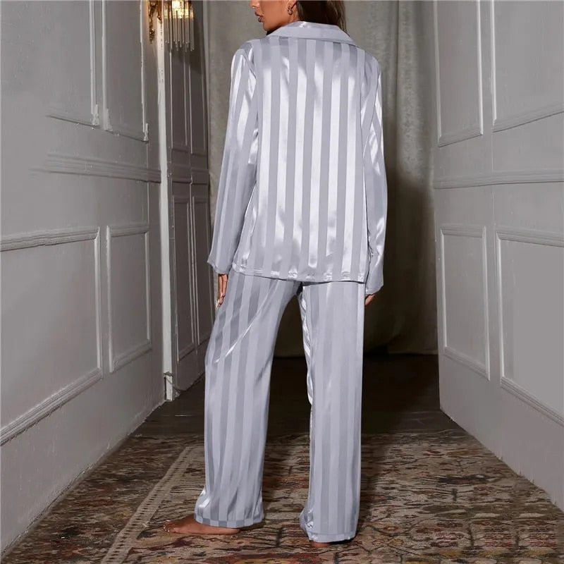 Striped Pajamas Set