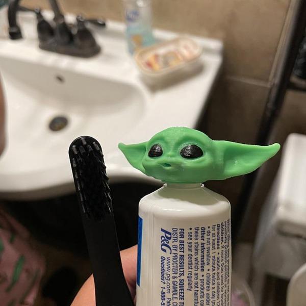 Funny Toothpaste Topper