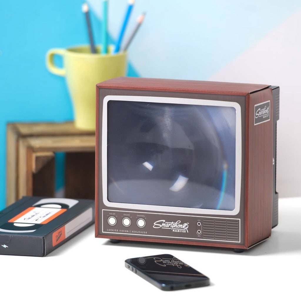 Retro TV Phone Holder